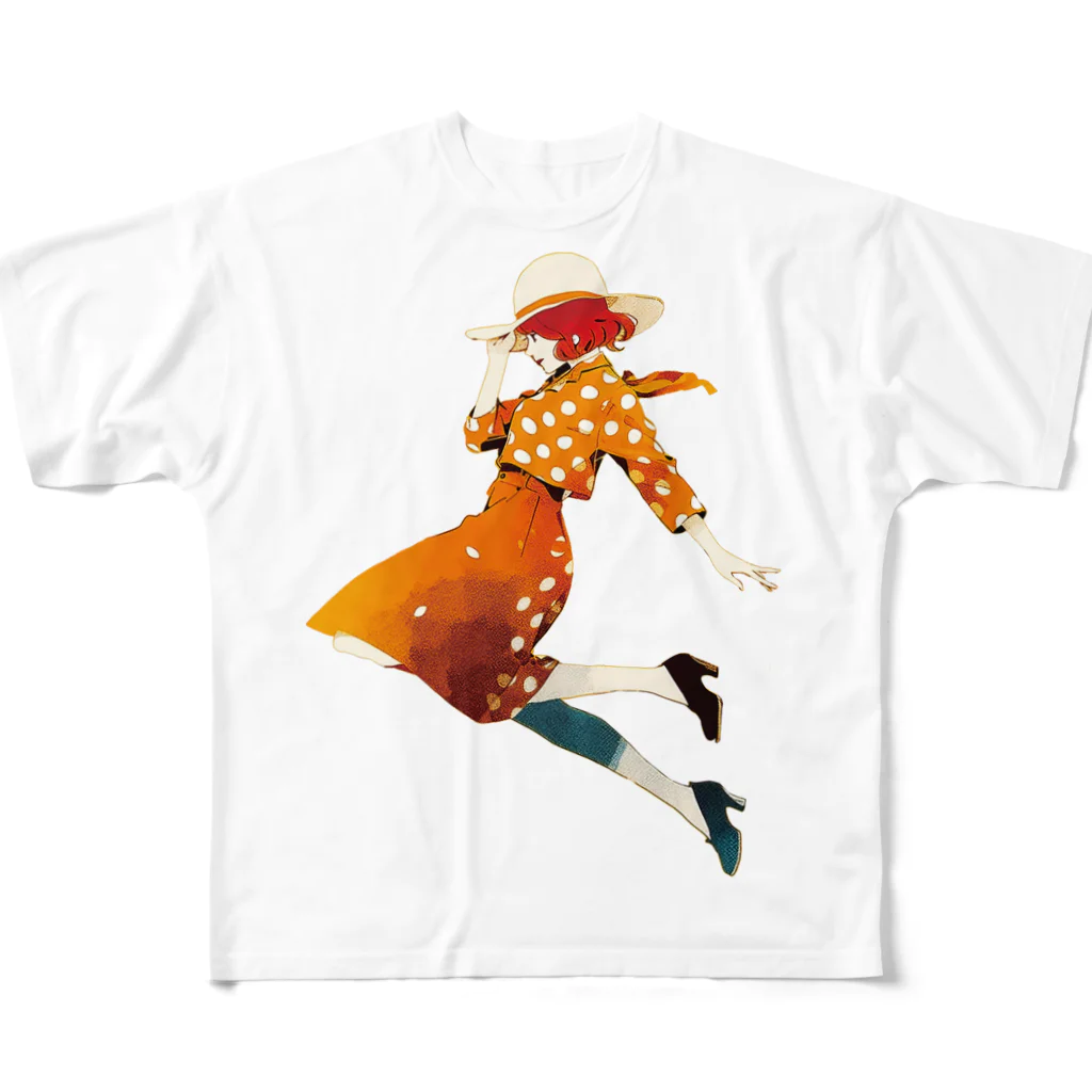 桜音ことこ企画のジャーンプ All-Over Print T-Shirt