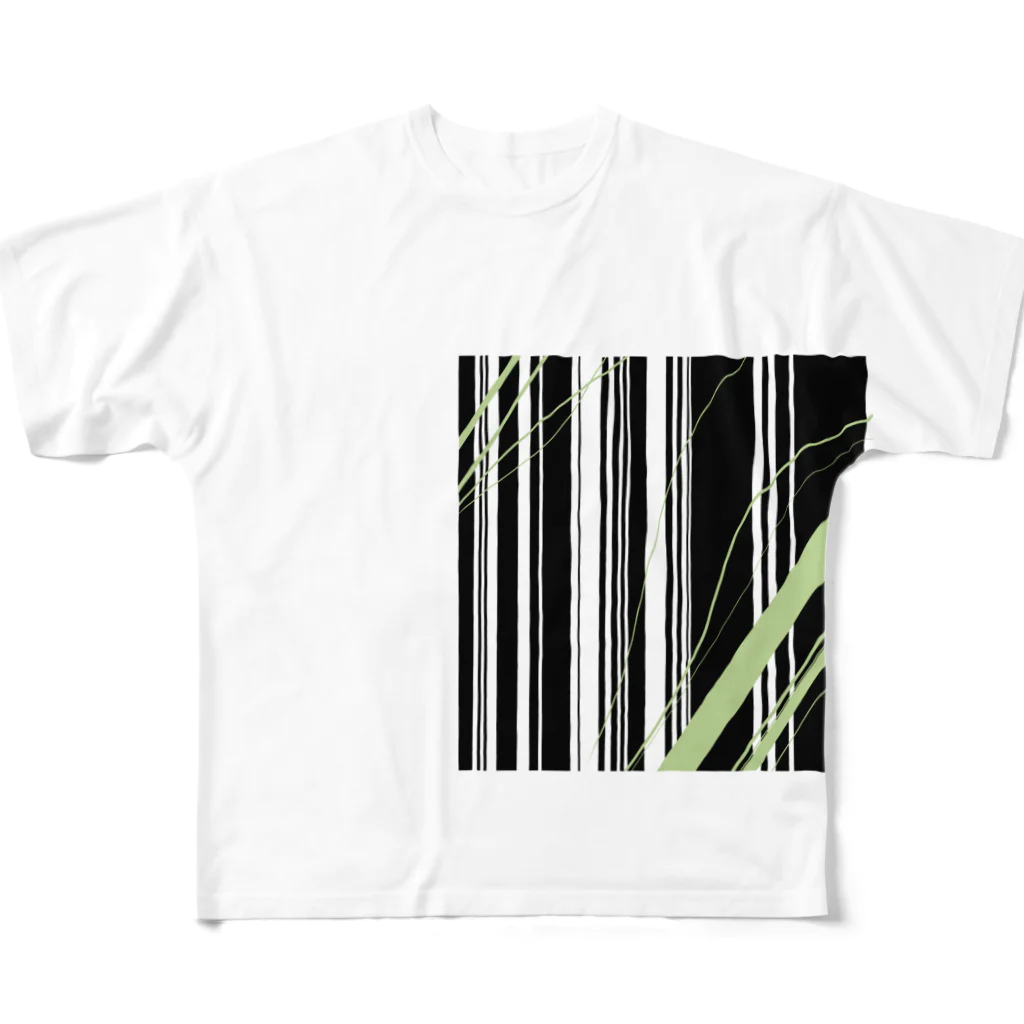 k_brushのLinea All-Over Print T-Shirt