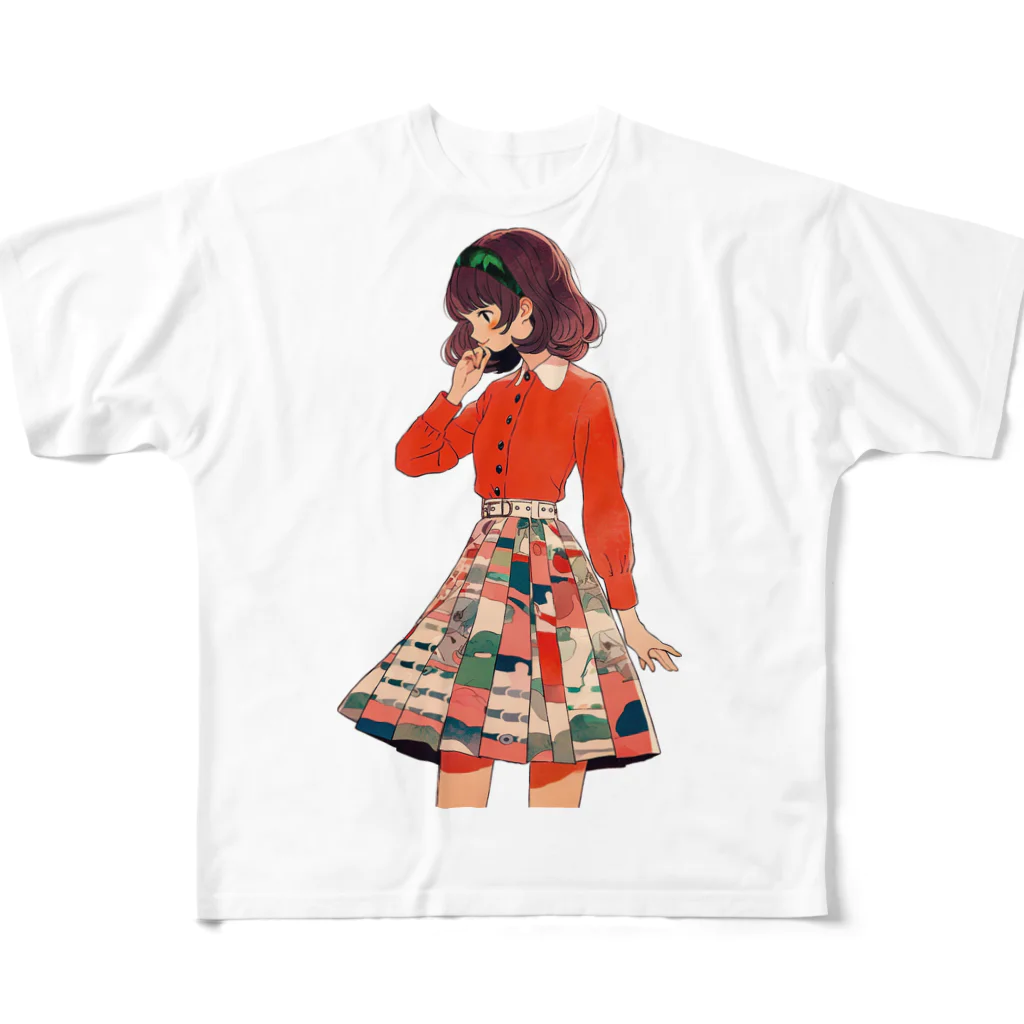 桜音ことこ企画のカチューシャ フルグラフィックTシャツ