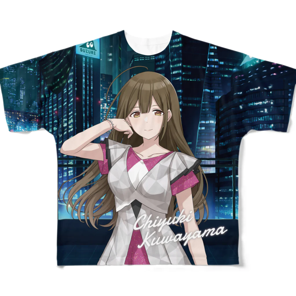 【シャニマス】アルストロメリアSUZURI限定ショップの桑山千雪 フルグラフィックTシャツ フルグラフィックTシャツ