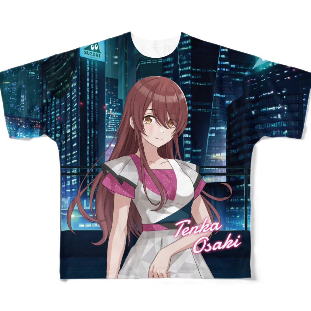 【シャニマス】アルストロメリアSUZURI限定ショップの大崎甜花 フルグラフィックTシャツ All-Over Print T-Shirt