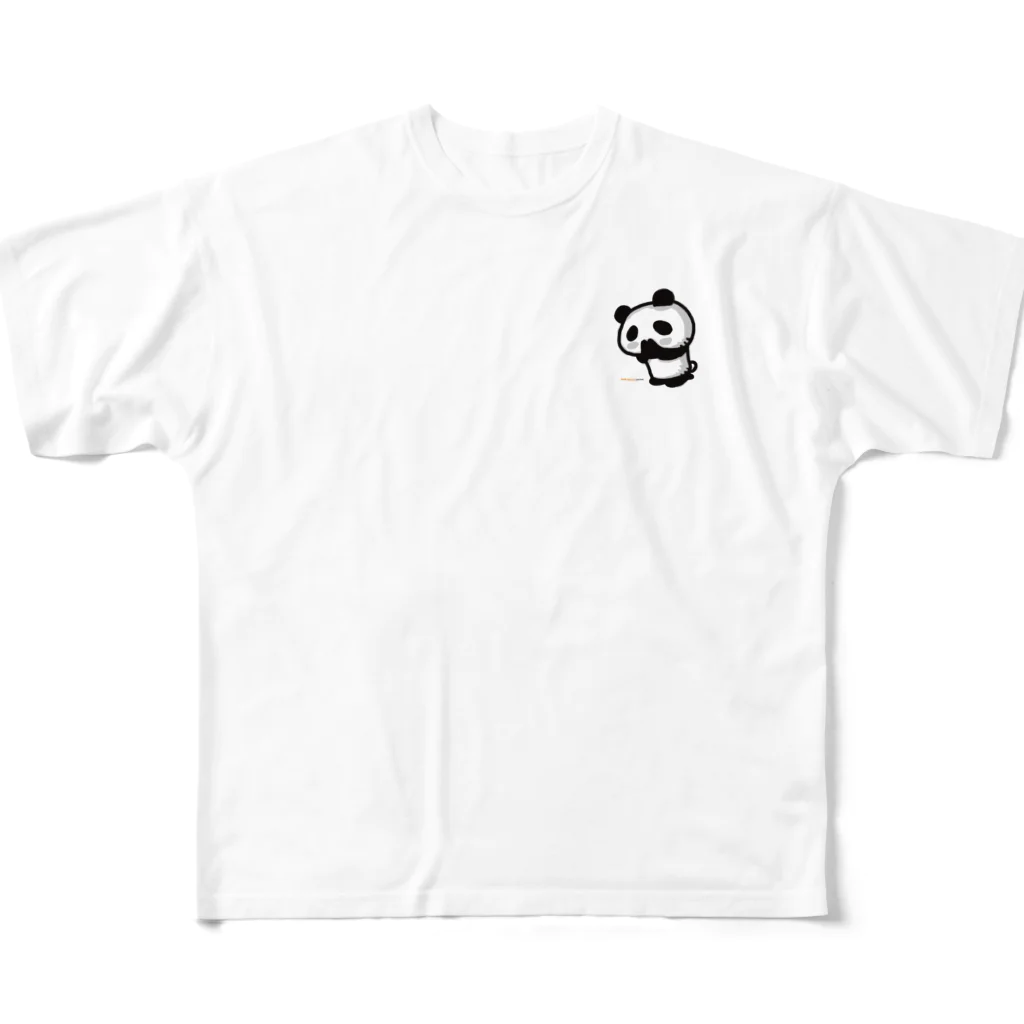ボンボヤージュショップのお願いパンダ( 英語ver.) 〜ちびギャラリーより〜 All-Over Print T-Shirt