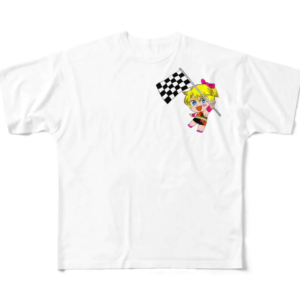 CODE:zeroのFIRE GIRLS All-Over Print T-Shirt