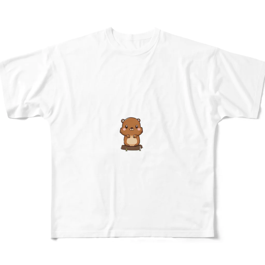 gomashio8899のカピバラくん All-Over Print T-Shirt