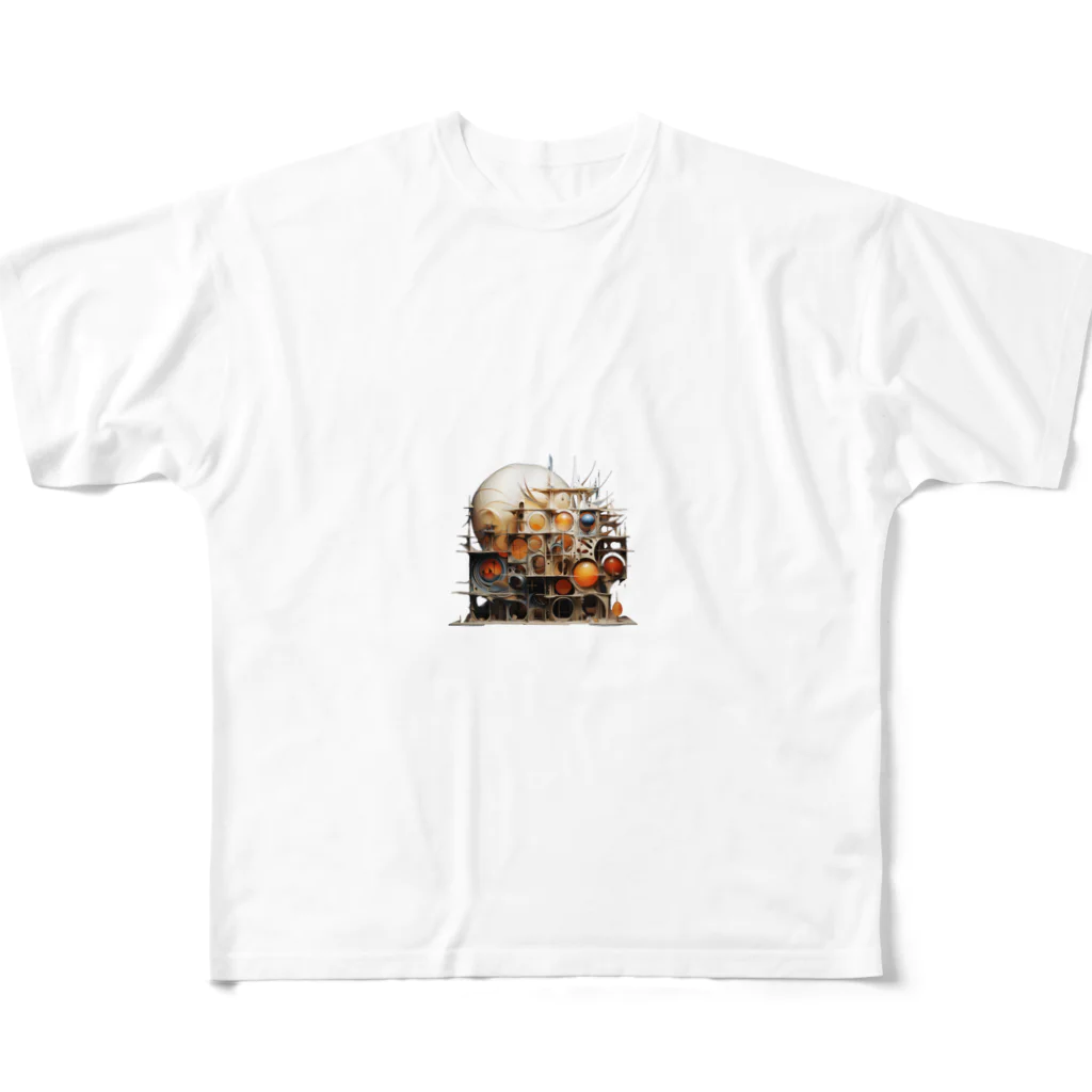 gomashio8899のアートのしろ All-Over Print T-Shirt