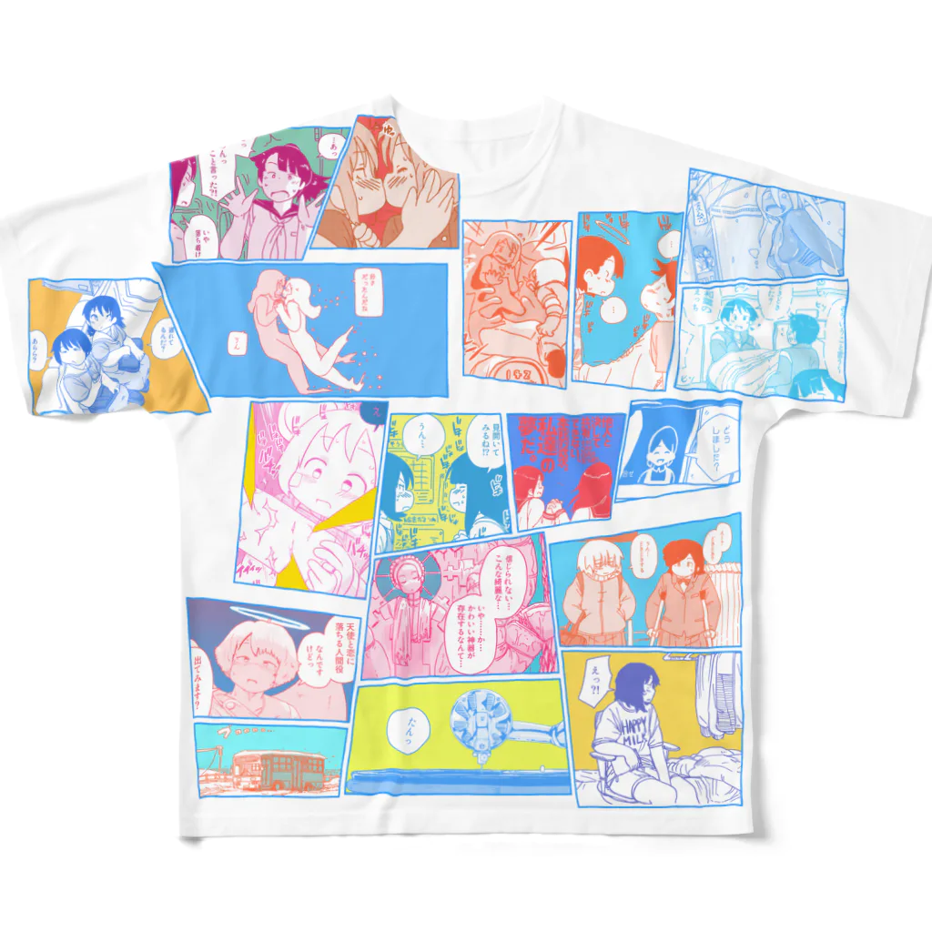 とーはにの両想い百合フルグラフィックシャツ All-Over Print T-Shirt