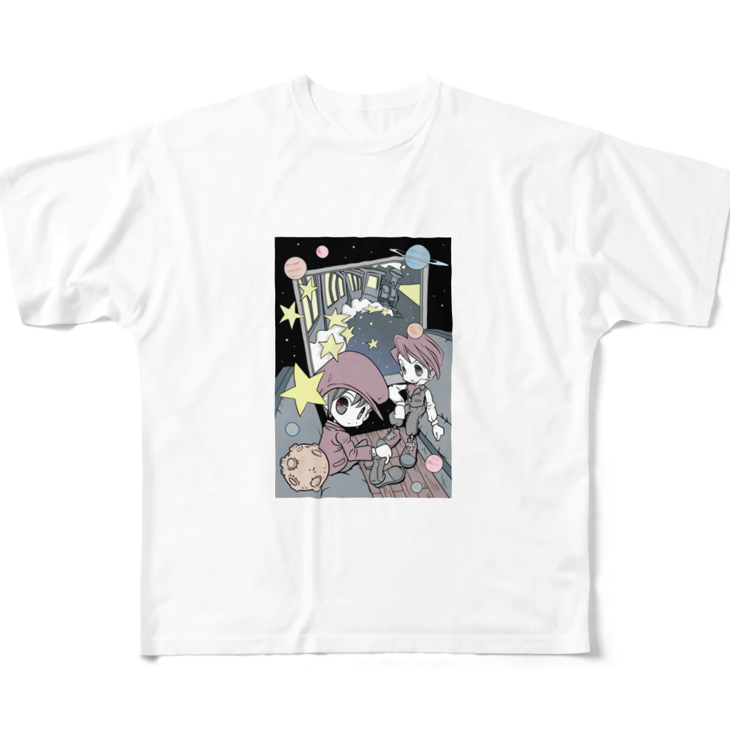 梅治郎　Umejiroの銀河鉄道の夜 All-Over Print T-Shirt