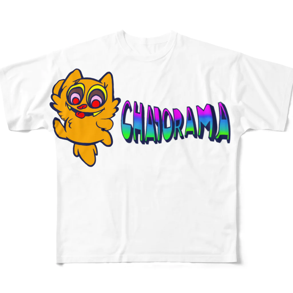 ちゃとらま　CHA10ramaのちゃと フルグラフィックTシャツ