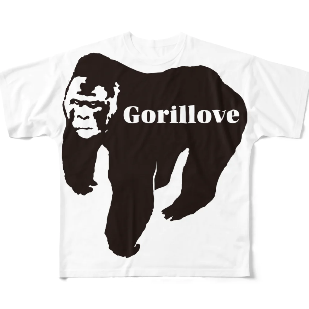 SLASHのGorillove フルグラフィックTシャツ