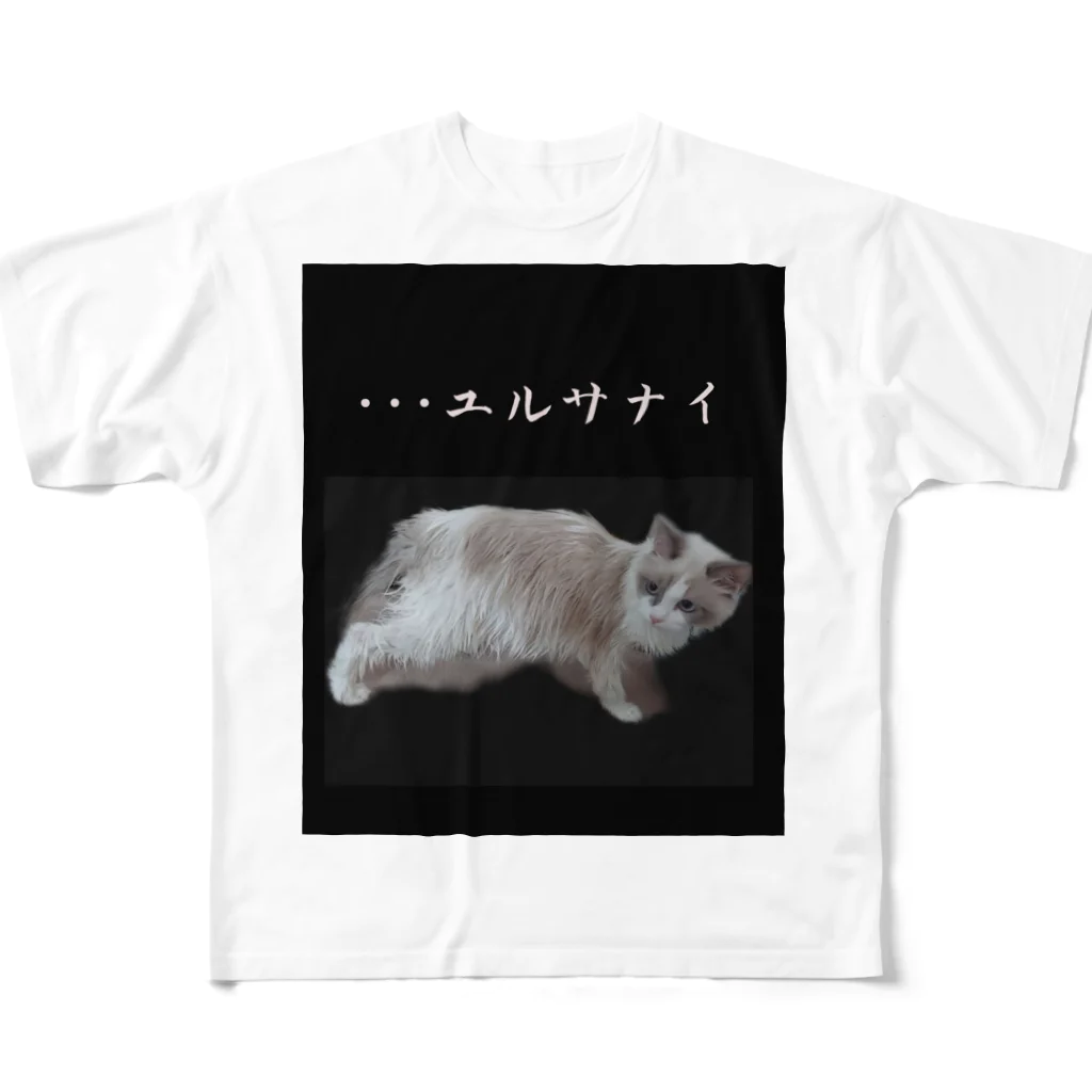 munteaのこはねこ フルグラフィックTシャツ