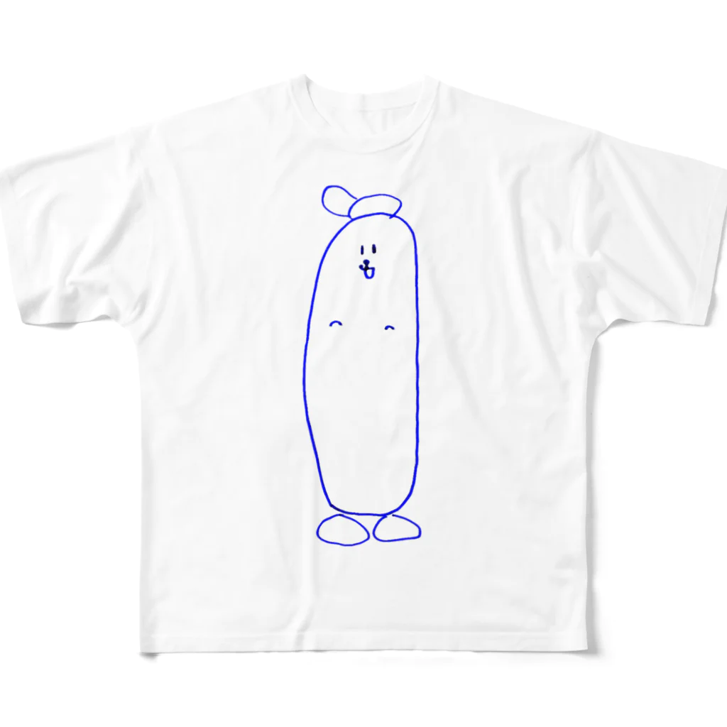 ブティックひろしのちぱる フルグラフィックTシャツ