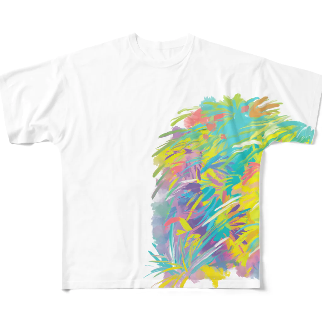 ameba colorsのハッピーバカンス All-Over Print T-Shirt