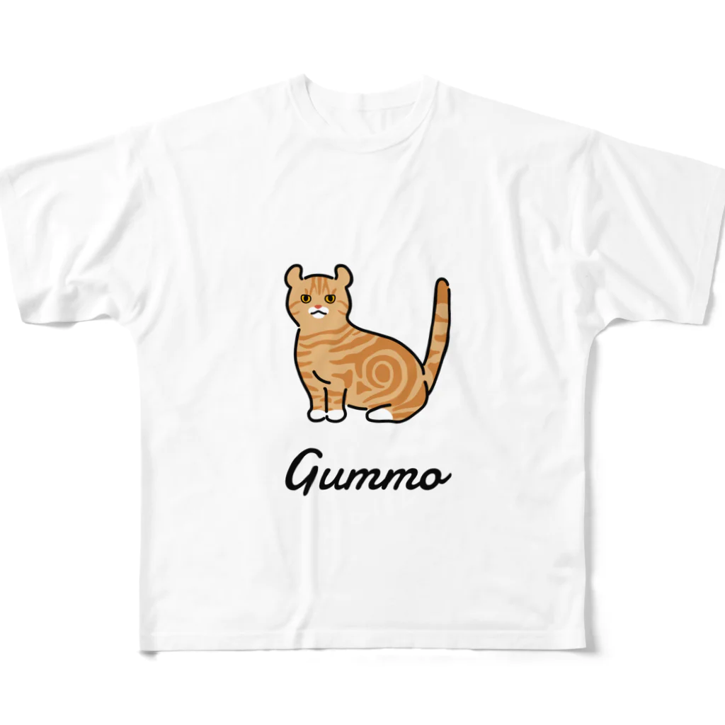 うちのこメーカーのGummo フルグラフィックTシャツ