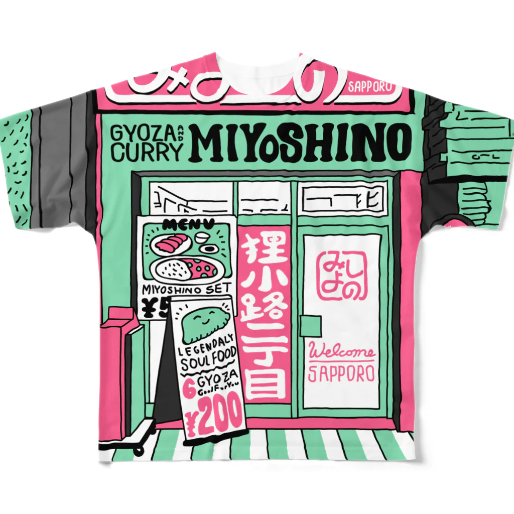 SAPPOROC by LITTLEKITのMIYOSHINO All-Over Print T-Shirt