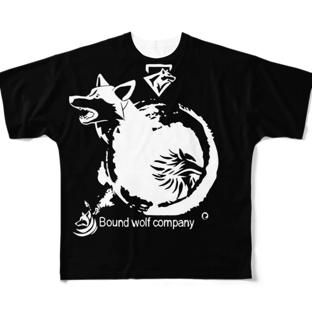 光学大佐　公式サイト【Bound  wolf company】の【公式】BOUND WOLF COMPANY All-Over Print T-Shirt