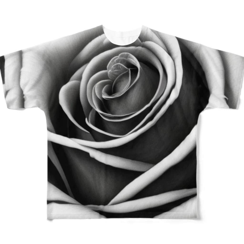 rin_0707の薔薇 All-Over Print T-Shirt