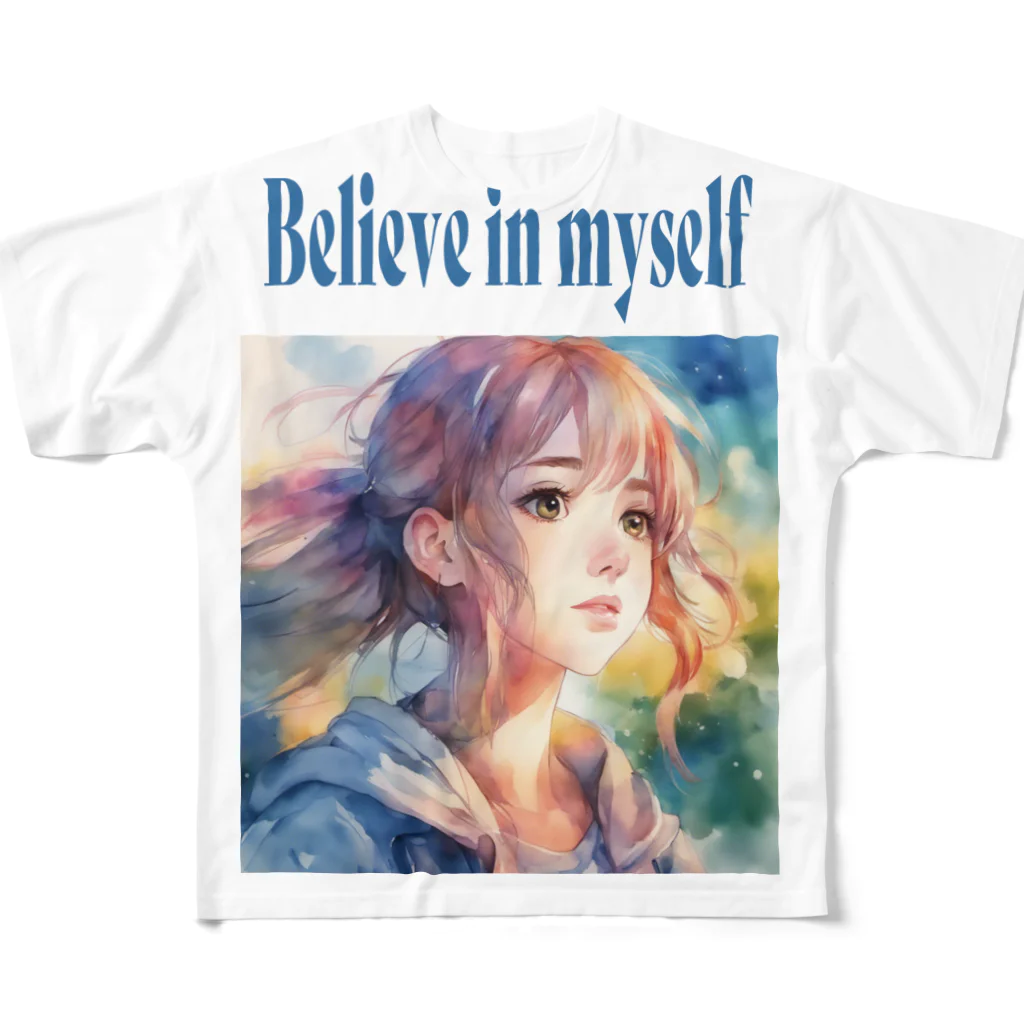 JUNのBelieve in yourself フルグラフィックTシャツ