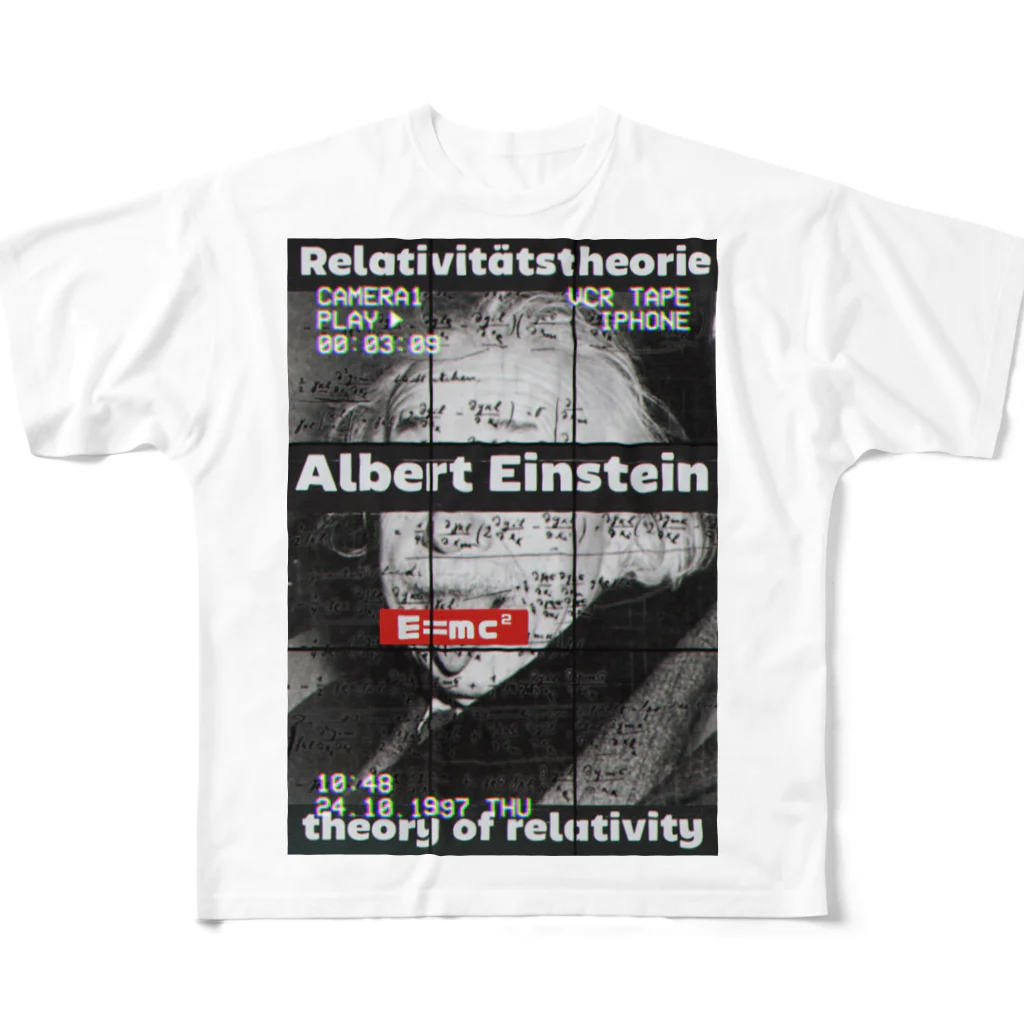 🌙12moonMonsterZ🌙のアインシュタイン All-Over Print T-Shirt