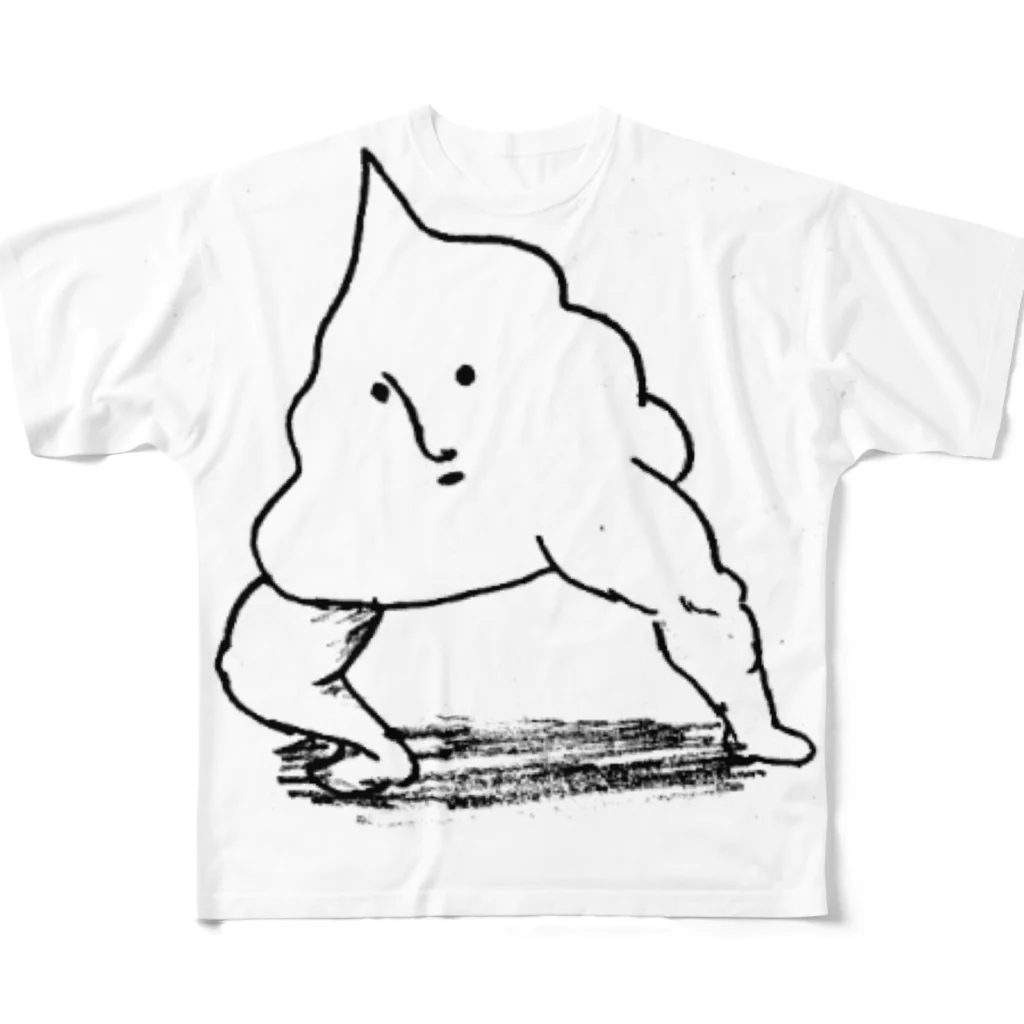 ꧁半̷̊̈̓̓̅裸̬̬̩͈̊͡マ̫̺̓ͣ̕͡ン̧̛̩̞̽꧂.jpのᜉᜇᜌᜓᜈ᜔  All-Over Print T-Shirt