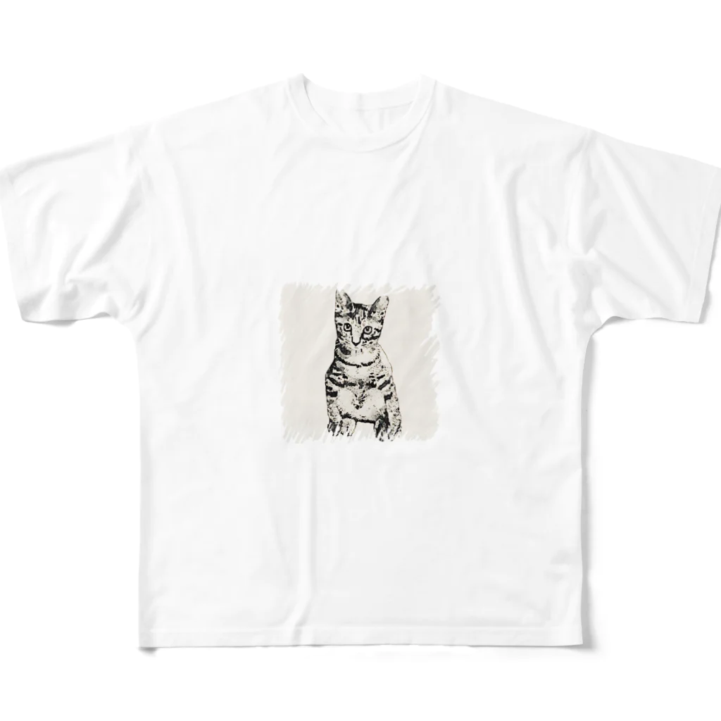 コハクのニャンキーなコハク2 フルグラフィックTシャツ