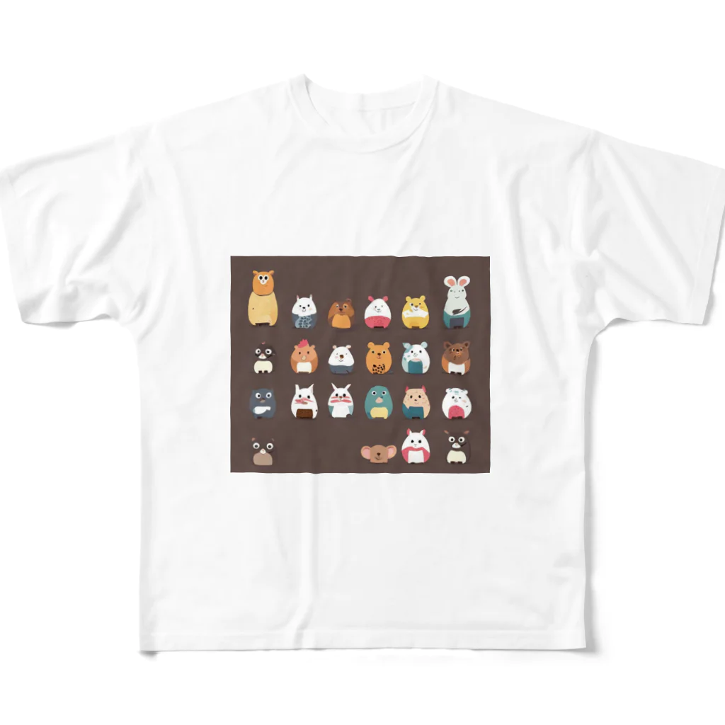 my-jpの不思議アニマルズ2 All-Over Print T-Shirt