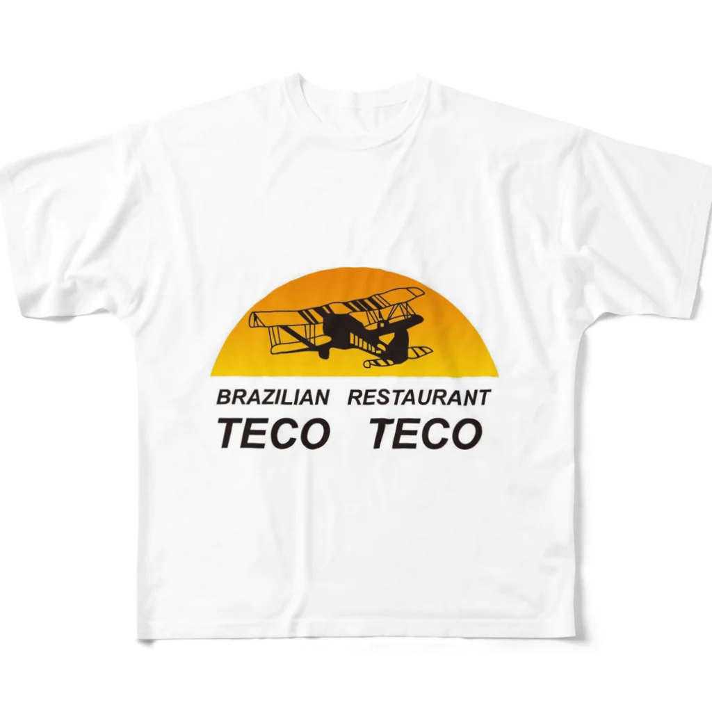 yassi921のBRAZILIAN RESTAURANT TECO-TECO フルグラフィックTシャツ