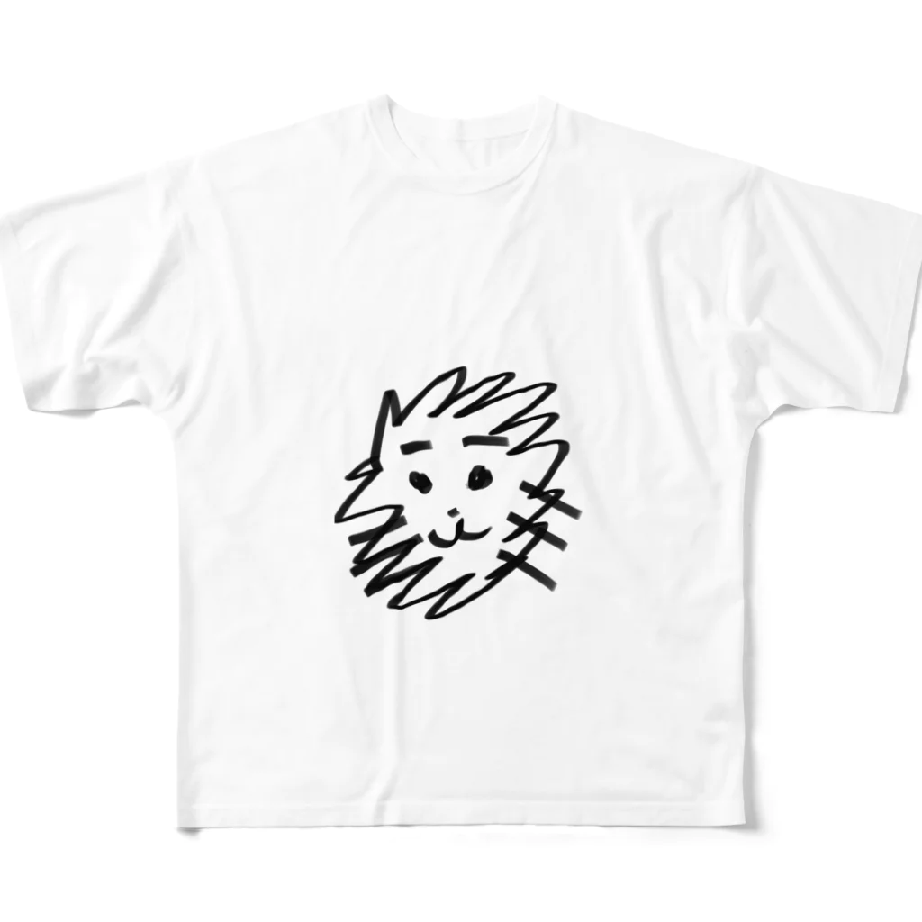 Tako00の動物 All-Over Print T-Shirt