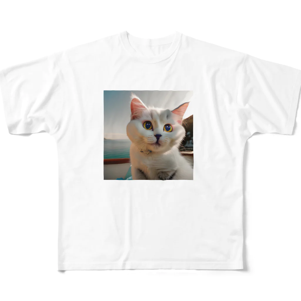 ちゅんきちショップの癒やしの子猫　イラストグッズ All-Over Print T-Shirt