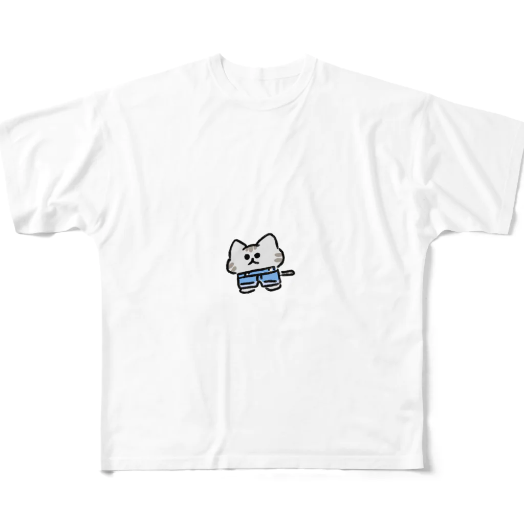 _zombieのジーパンねこ フルグラフィックTシャツ