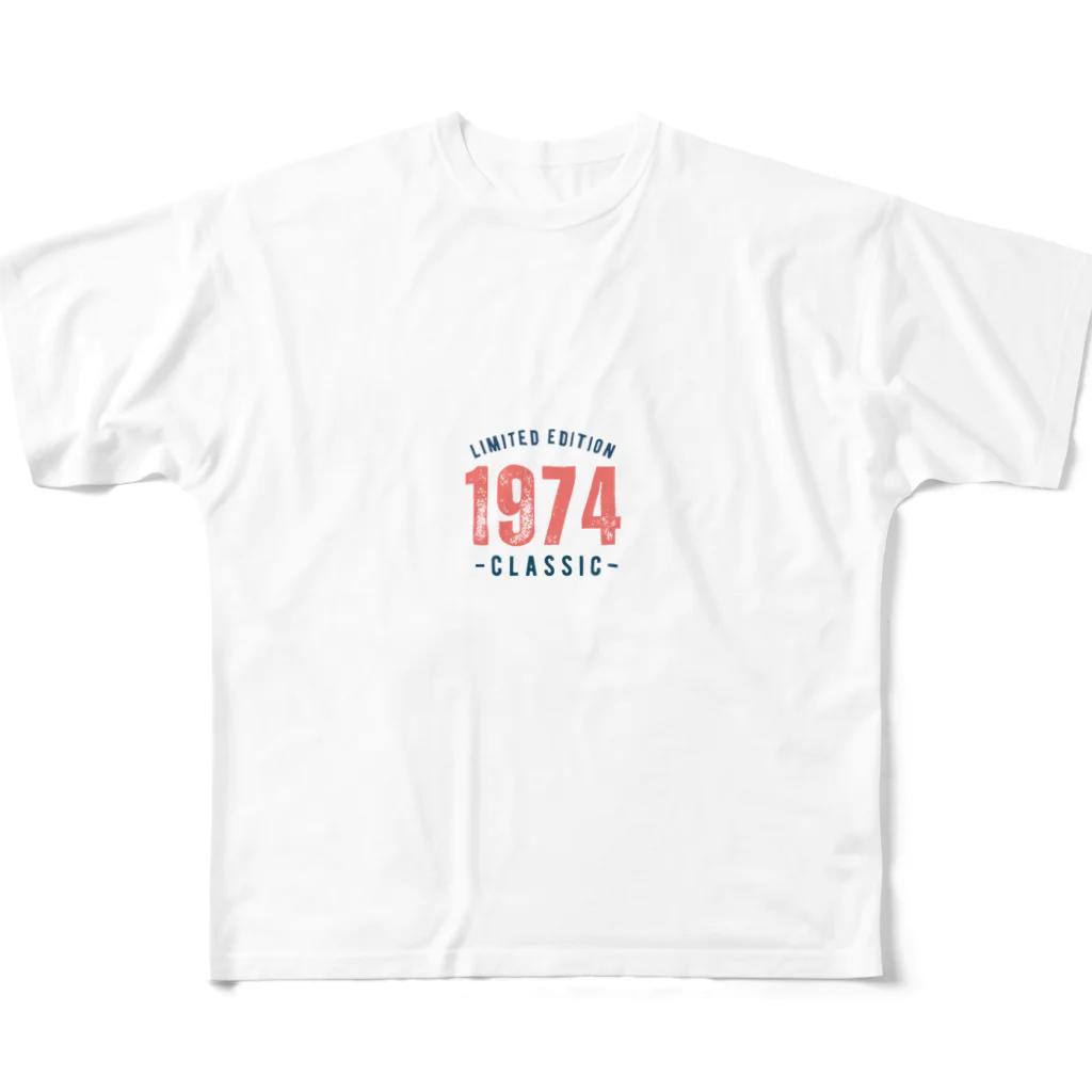 UNICORNの1974年イラスト All-Over Print T-Shirt