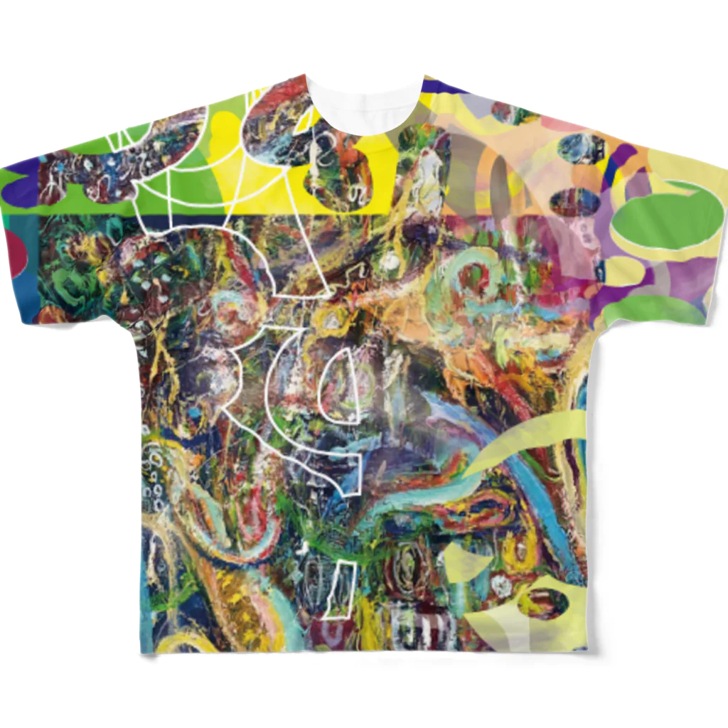 感情ちゃんの今日は爆発気分 All-Over Print T-Shirt