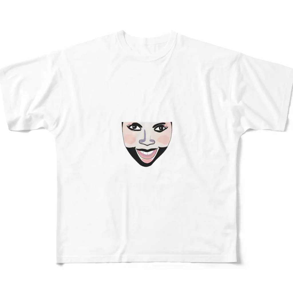 たらたらこっこの美女アート All-Over Print T-Shirt