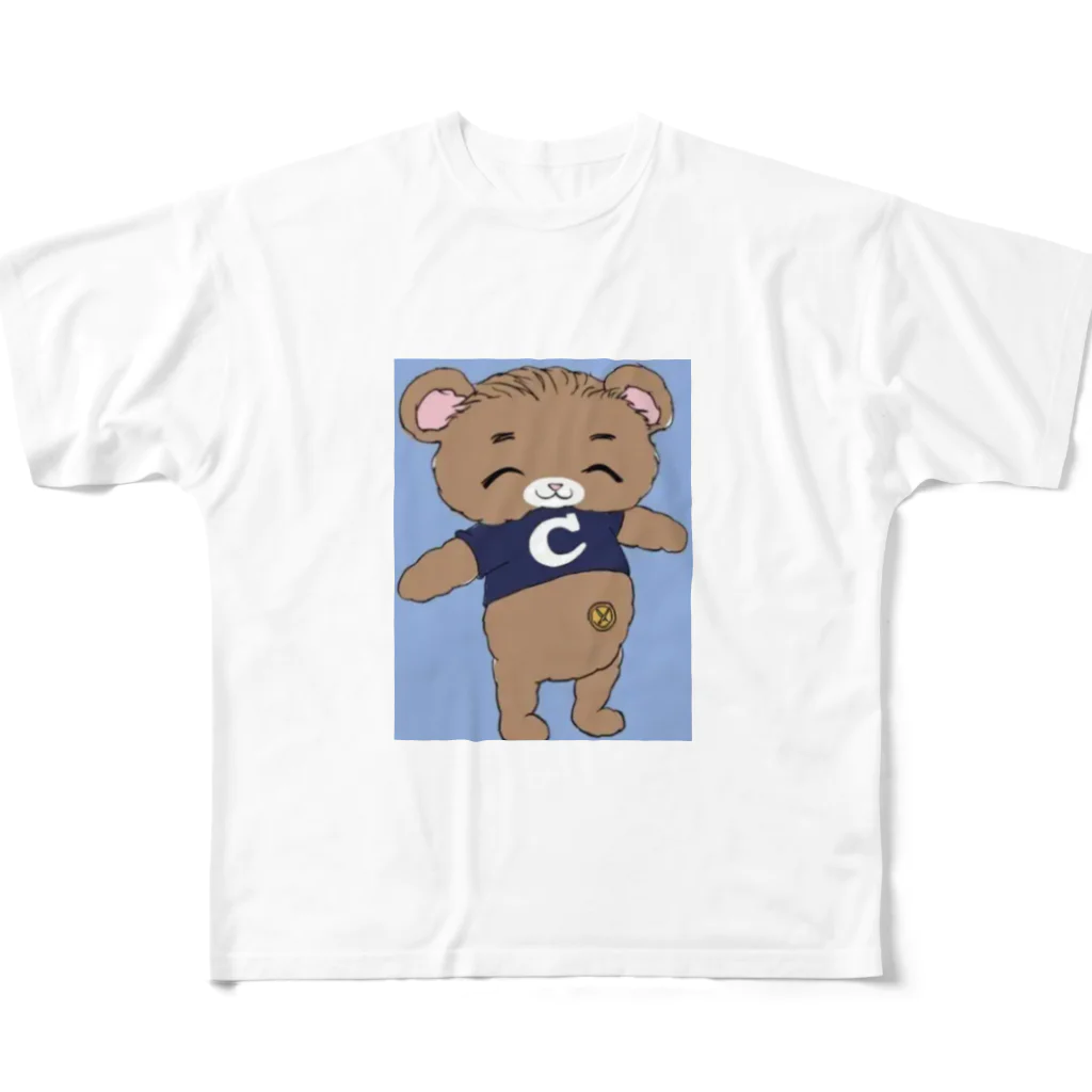 しばけんちゃんのきゃわなぐま フルグラフィックTシャツ