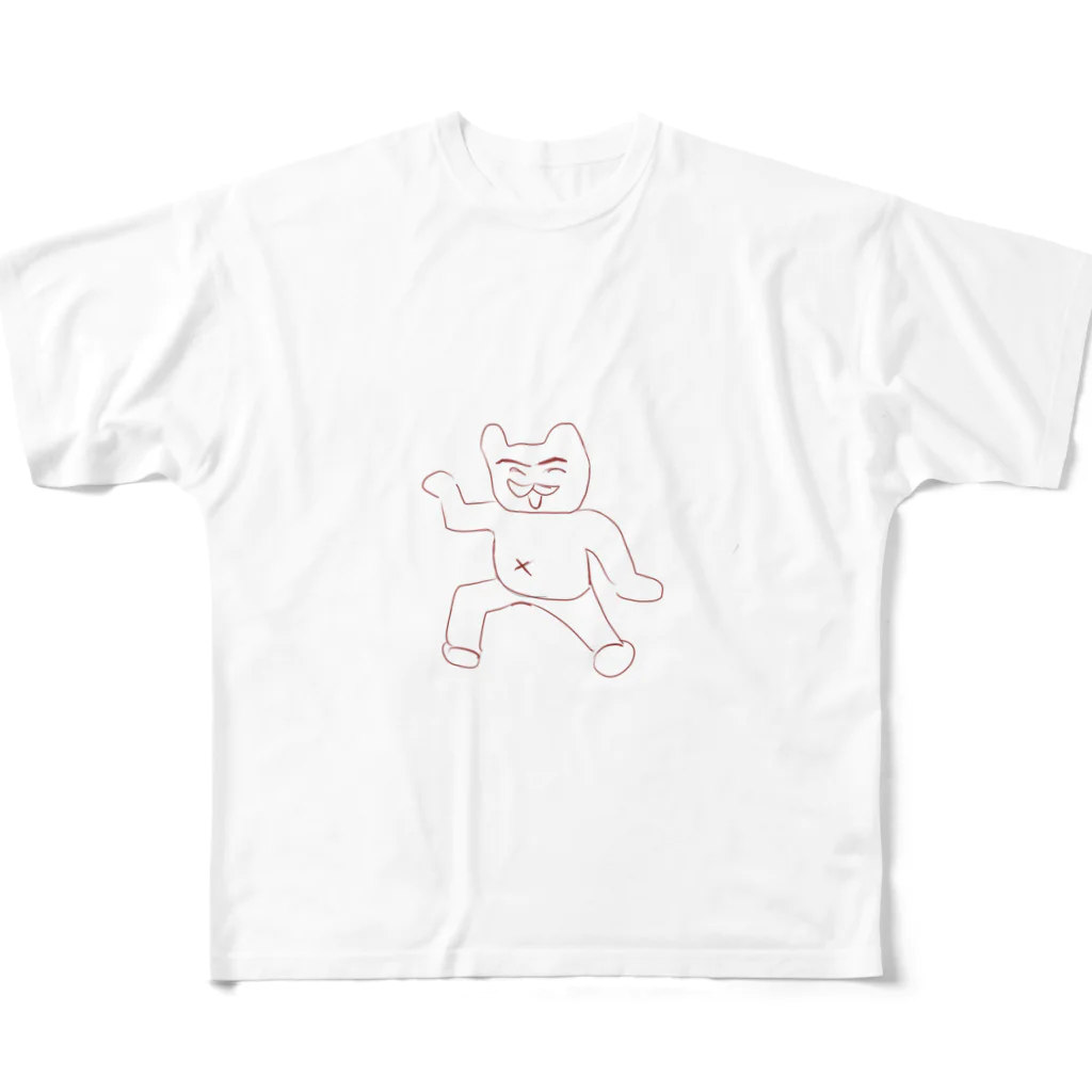 あのデブ猫 フルグラフィックTシャツ