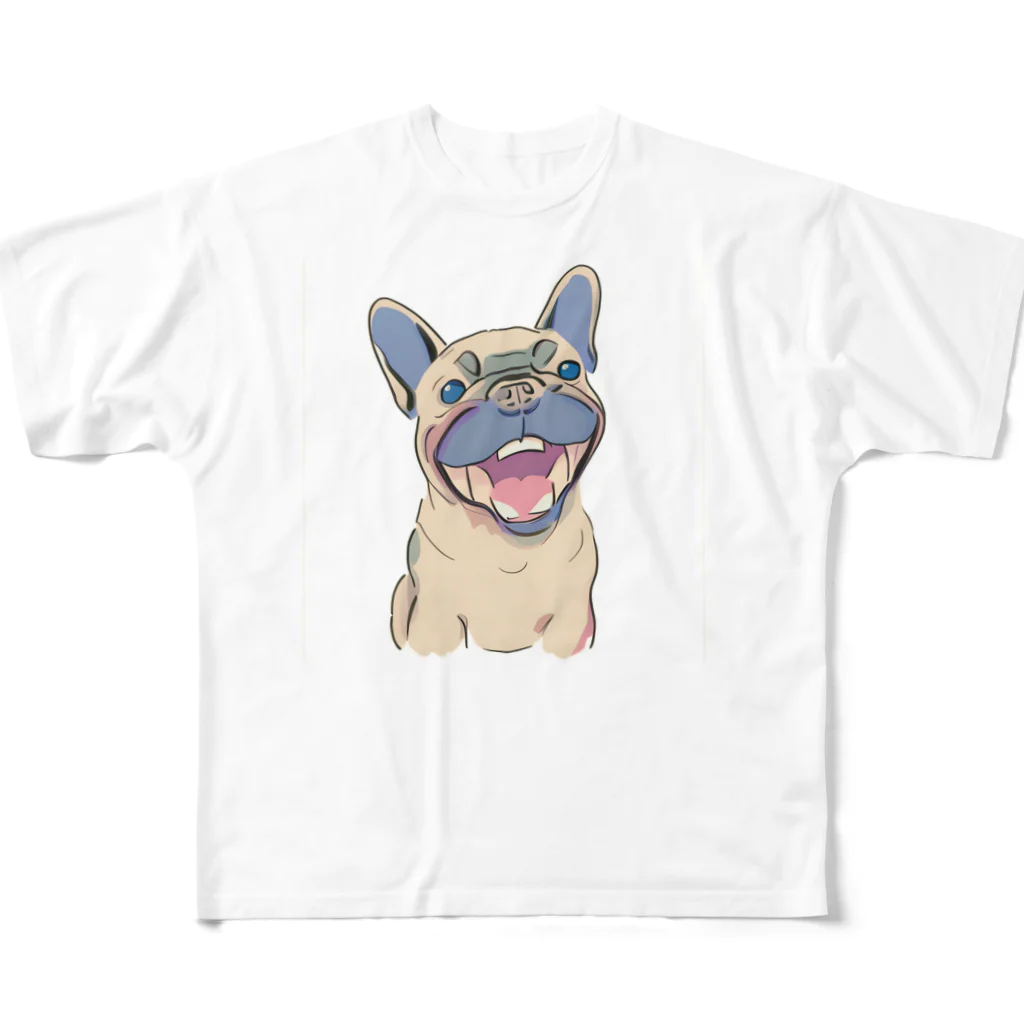 buruburuのハッピー ルーくん All-Over Print T-Shirt