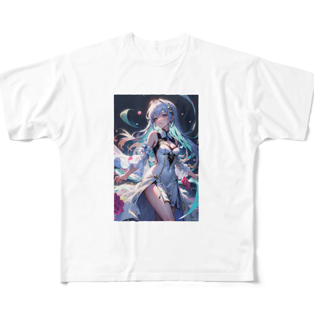 kazu@AIイラストのオリジナルキャラクター All-Over Print T-Shirt