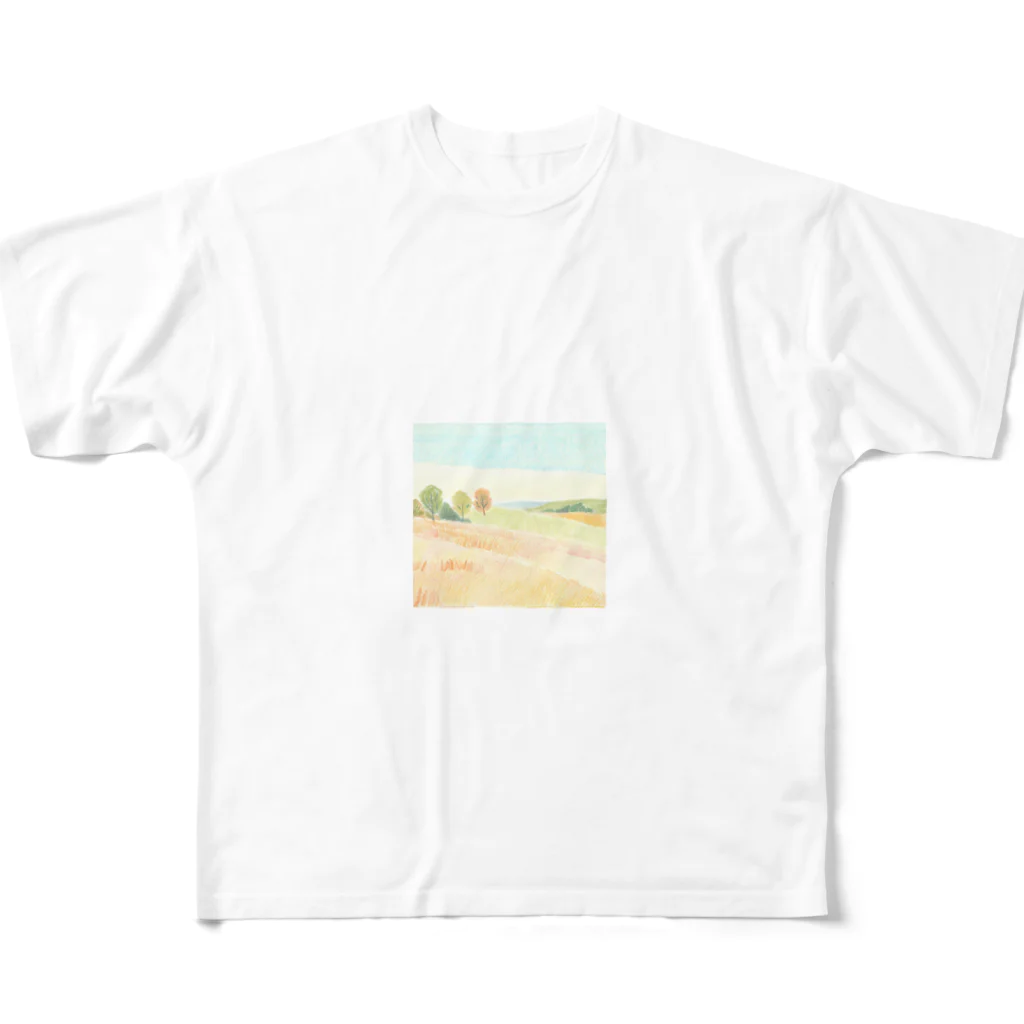 いっちゃんの気まぐれ工房の秋の気配 フルグラフィックTシャツ