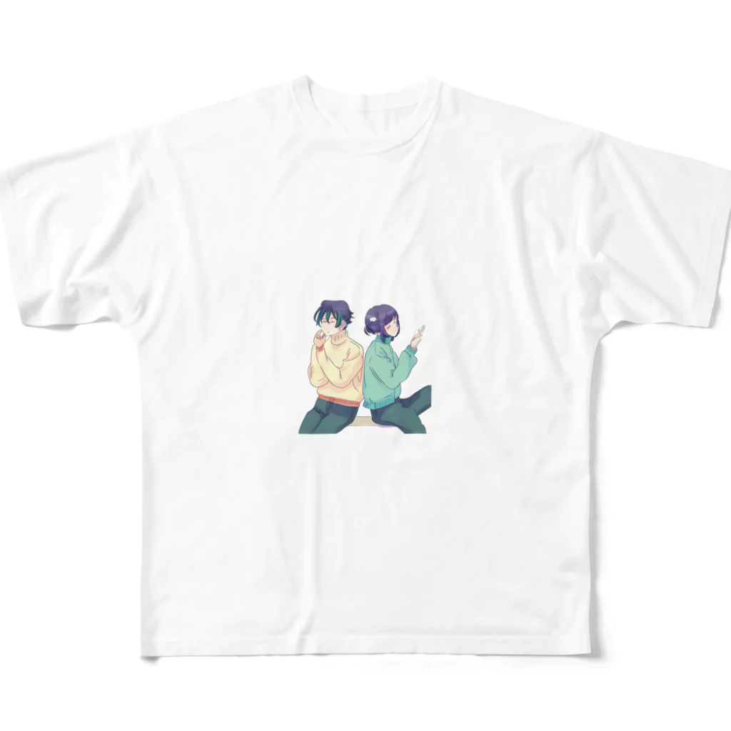 kappaの背中合わせで語り合う All-Over Print T-Shirt