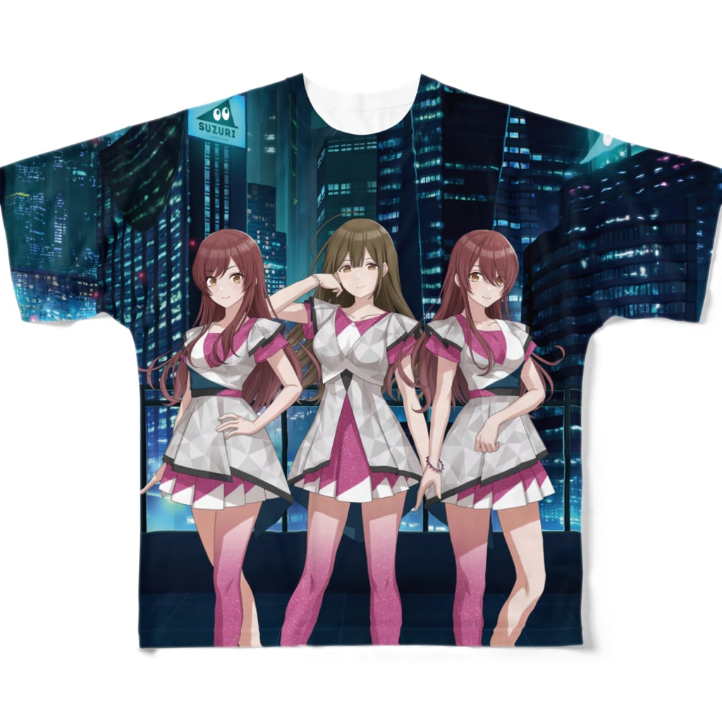【期間限定】アルストロメリアSUZURI限定ショップの283プロ アルストロメリア フルグラフィックTシャツ All-Over Print T-Shirt