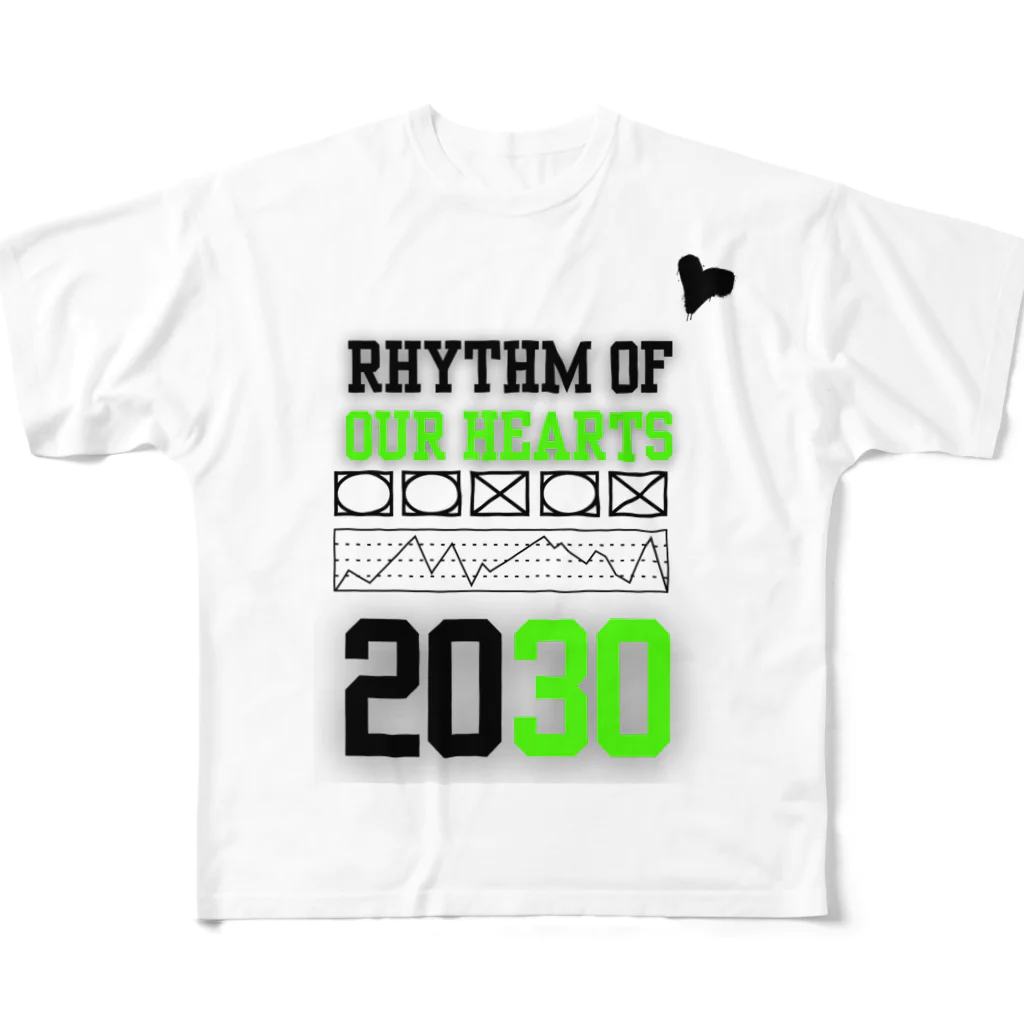 show.のRHYTHM OF 2030 All-Over Print T-Shirt