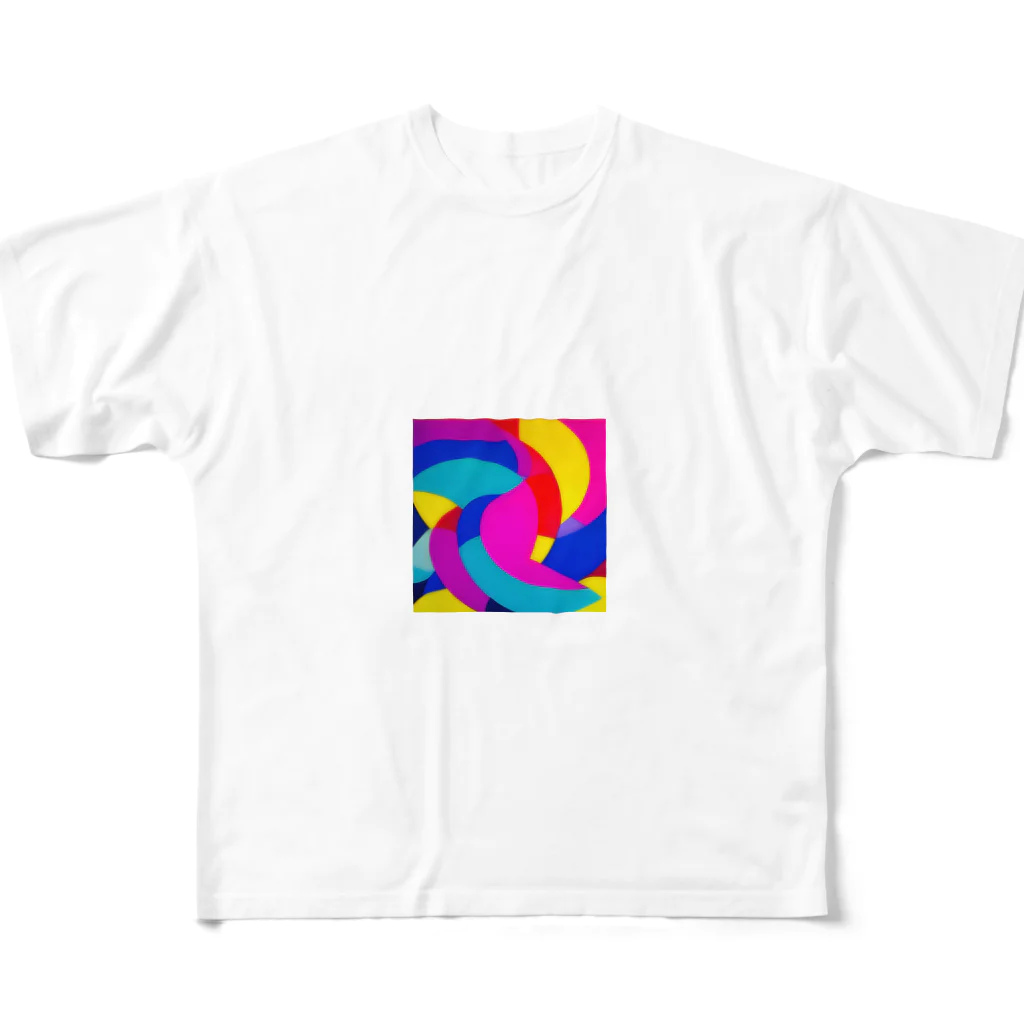 おしゃれなシティグッズの色鮮やかおしゃれアート All-Over Print T-Shirt
