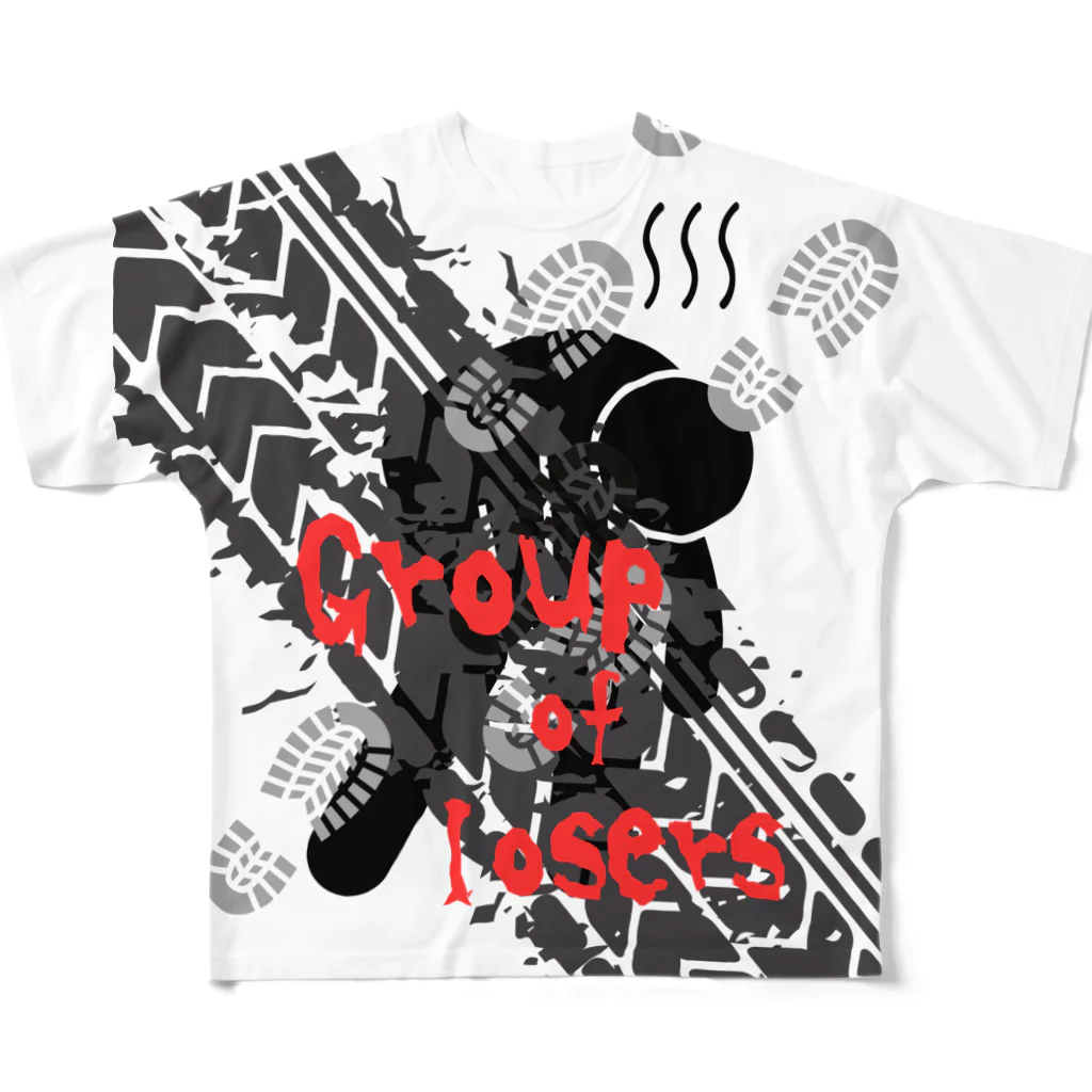 村祭りの負け組 All-Over Print T-Shirt