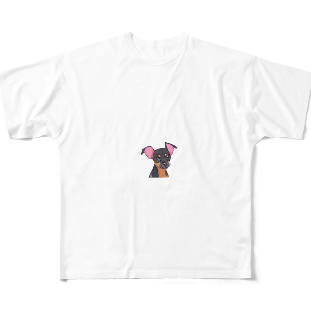 minipinのミニピン All-Over Print T-Shirt