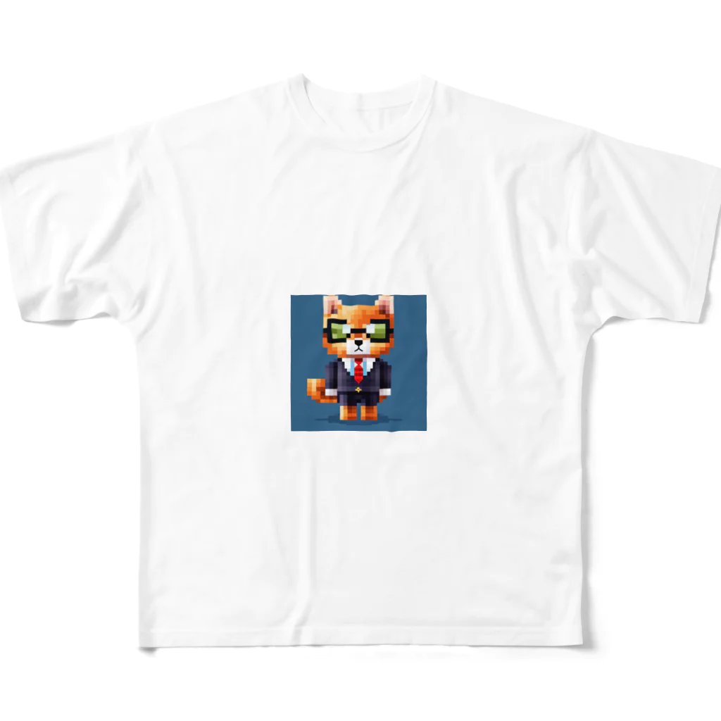 ネコピコshopのスパイ猫 All-Over Print T-Shirt