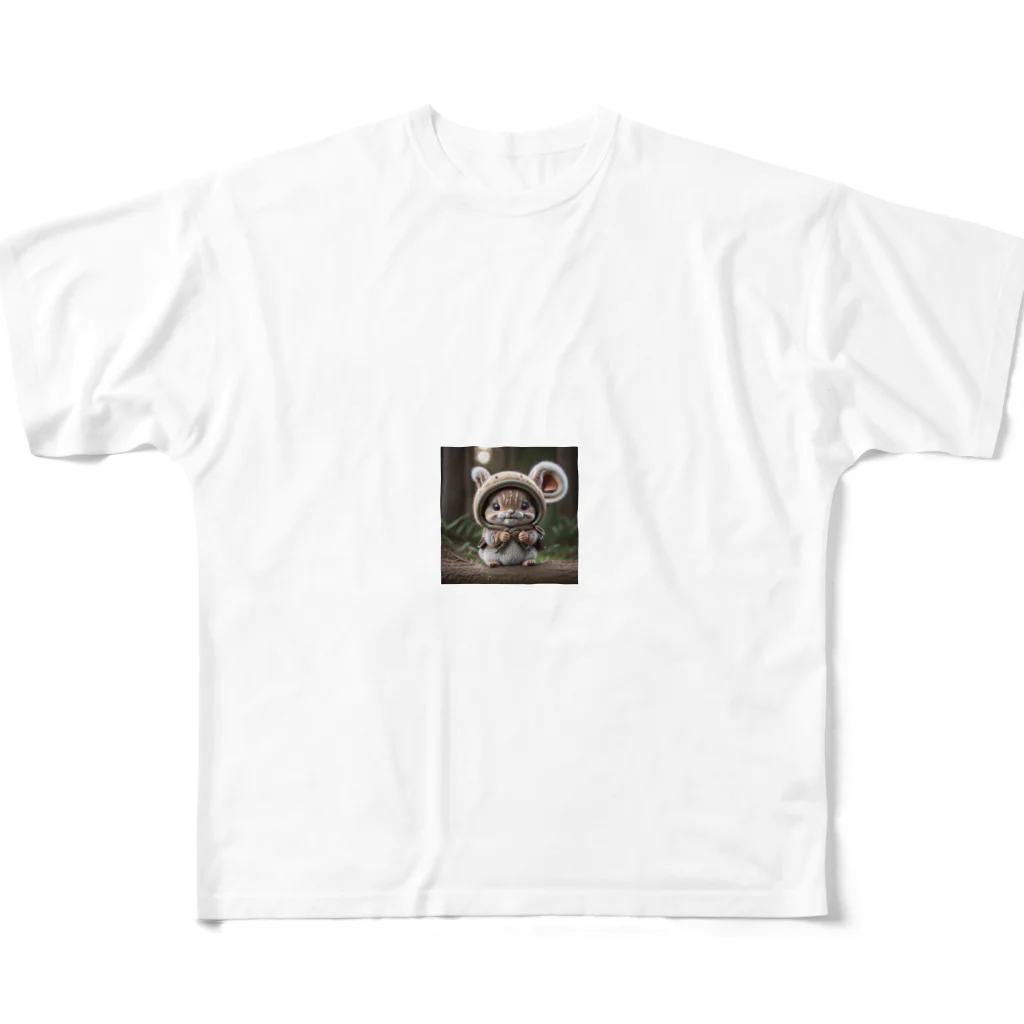 mana1201の森のリスさん All-Over Print T-Shirt