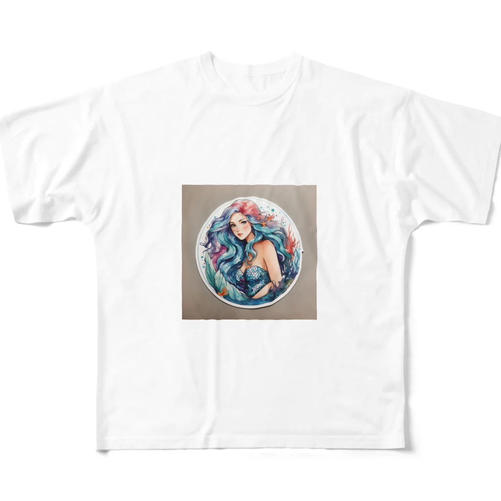 sagimoriのマーメイド All-Over Print T-Shirt