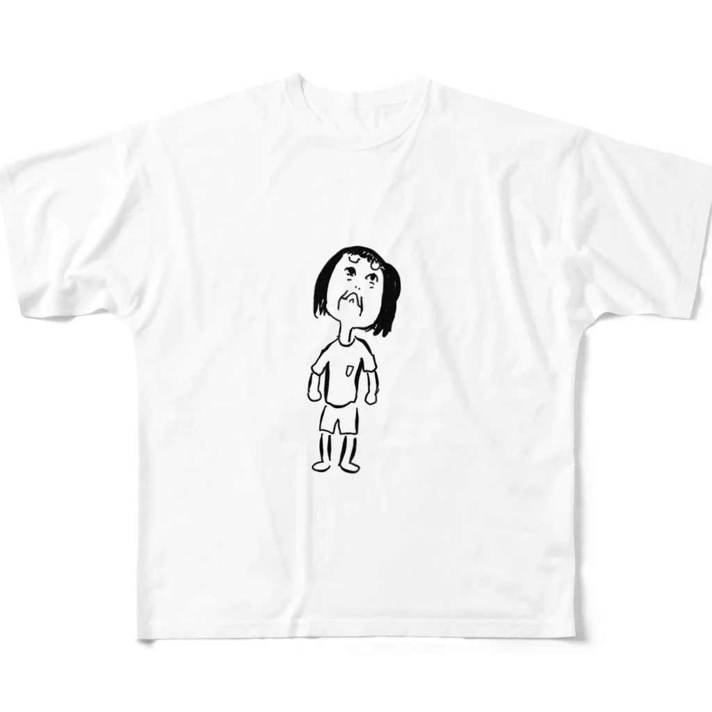 nyahoのべーべーぐちまほちゃん フルグラフィックTシャツ