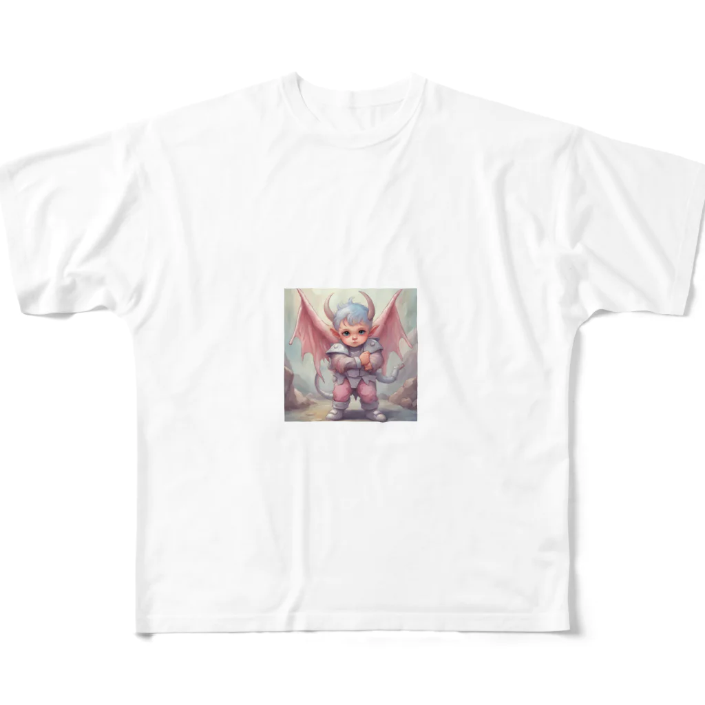 舞七里夜の魔界の子供 All-Over Print T-Shirt