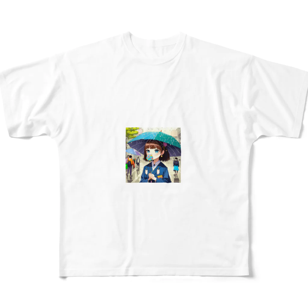 Lupinusの可愛い少女 All-Over Print T-Shirt