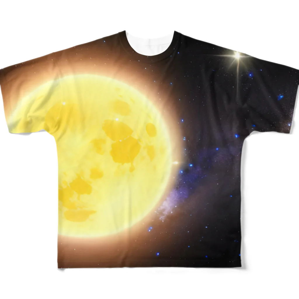 Ruru100のGALAXY フルグラフィックTシャツ